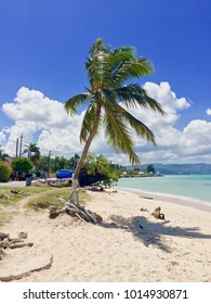 Beach In Montego Bay In Jamaica