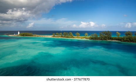 Beach In Nassau, Bahamas.