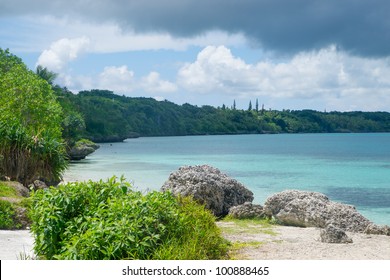 Beach Near Noumea In New Caledonia Archipelago