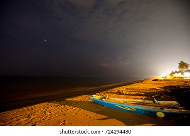 beach at night