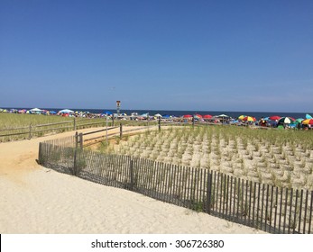 Beach In Ocean City, New Jersey