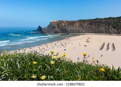 Beach at Odeceixe near Faro, Algarve, Portugal
