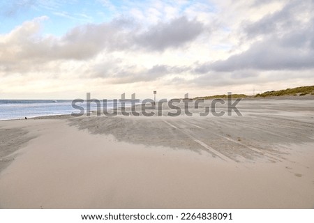 Beach on the Dutch North Sea coast
