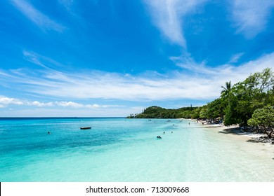 Beach On Lifou Island, New Caledonia