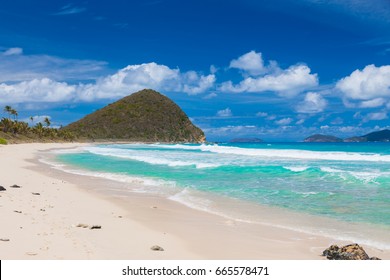 Beach On Tortola, British Virgin Islands