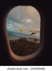 Beach Out Of Plane Window 