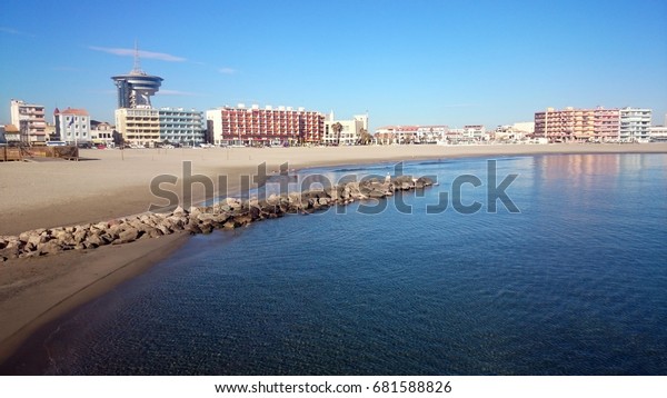 Beach Palavas Les Flots France Stock Photo Edit Now