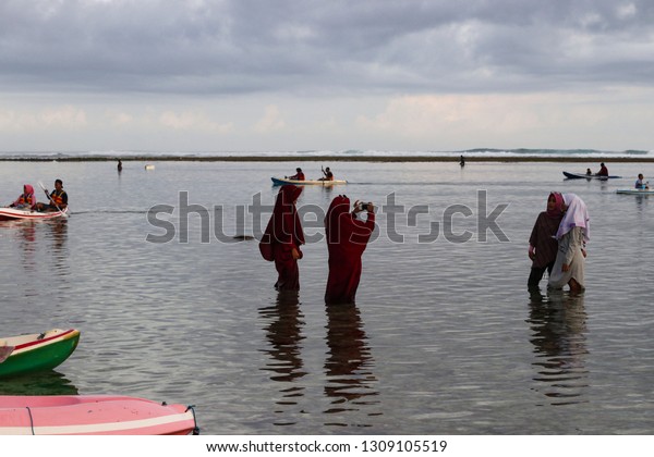 Beach Pantai Pandawa Bali Island Indonesia Stock Photo Edit