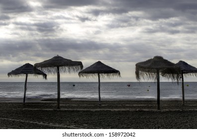 Beach In Rainy Weather