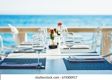 Beach Restaurant With Sea View