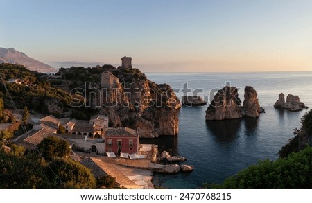 Similar – Tonnara di Scopello, Provinz Trapani, Sizilien. Italien