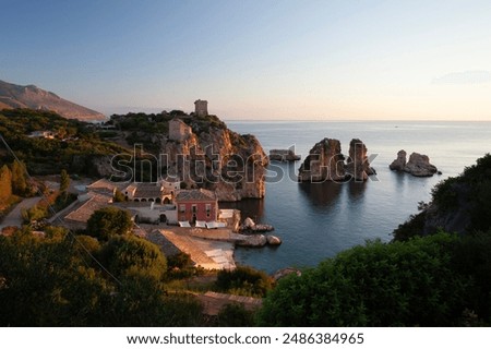 Tonnara di Scopello, Provinz Trapani, Sizilien. Italien