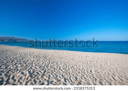 beach san Anna of Naxos island in Cyclades, Greece Foto stock © 