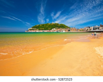 Beach Of San Sebastian, Spain