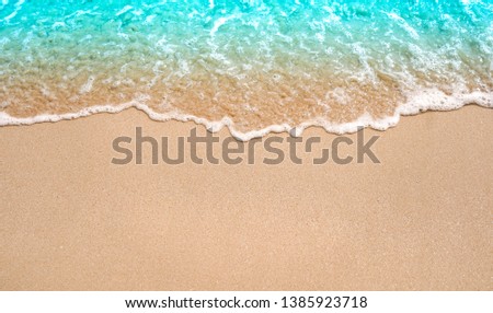 Beach sand background. Water bight background