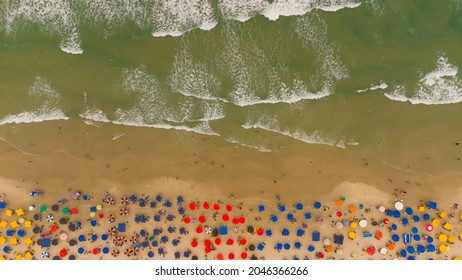 Guarujá Beach In Sao Paulo State, Brazil