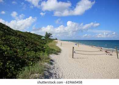 Beach Scene In Boca Raton Florida