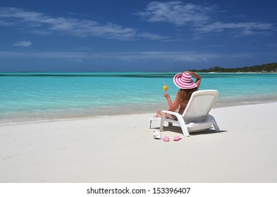 Beach Scene, Great Exuma, Bahamas