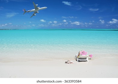 Beach Scene, Great Exuma, Bahamas