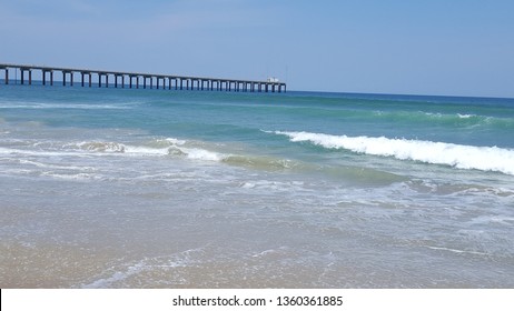 Beach Scene Near Duck, North Carolina 