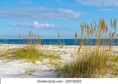 A Beach Scene On The Alabama Gulf Coast.