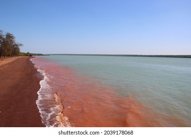 Beach Scene On Bathurst Island, One Of The Tiwi Islands In Australia's Northern Territory.