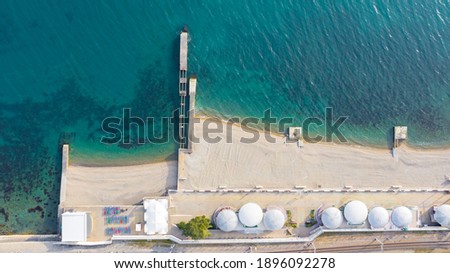 Similar – Aerial View Of Costinesti Beach Resort In Romania At The Black Sea