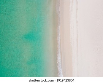 Beach Sea Sand Top View