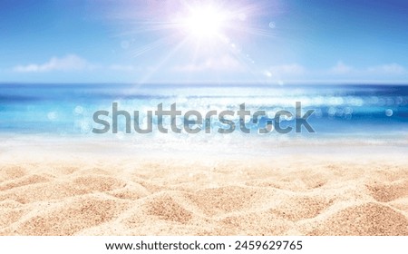 Similar – Image, Stock Photo Wave of sand on the beach of the Baltic Sea, its crest shone by the sun