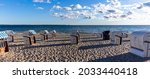Beach seats at the Baltic Sea make you feel free