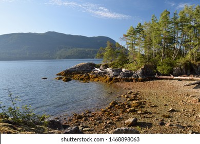 Beach At Sechelt Inlet, BC, Summer 2019