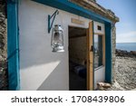 Beach shack at a beach in Howth