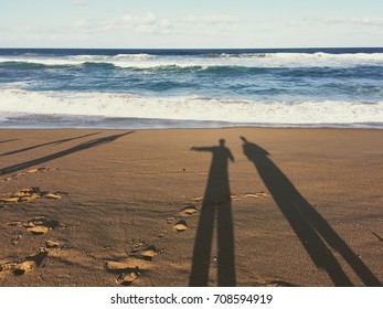 beach shadows