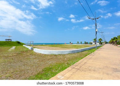 Beach Soccer Stadium On The Shores Of The Black Sea In Anaklia