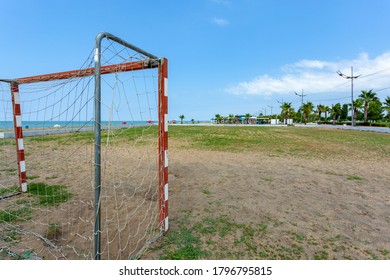 Beach Soccer Stadium On The Shores Of The Black Sea In Anaklia