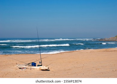 A Beach South Of Durban In KwaZulu Natal Province In South Africa