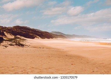 Beach Of St Lucia South Africa On A Hazy Day