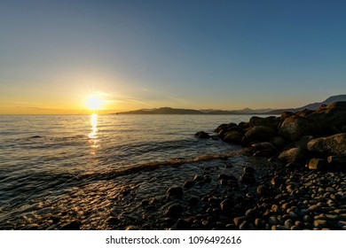 beach at sunset