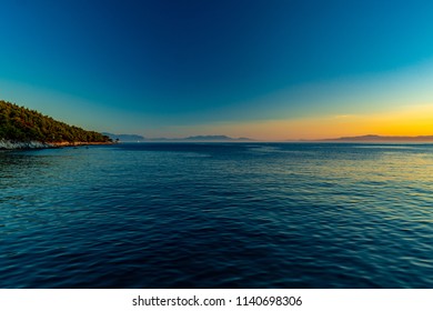Beach at sunset