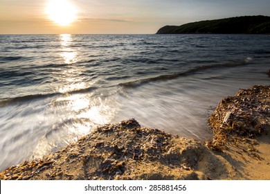 Beach at sunset