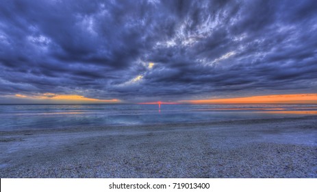 Beach Sunset At Anna Maria Island