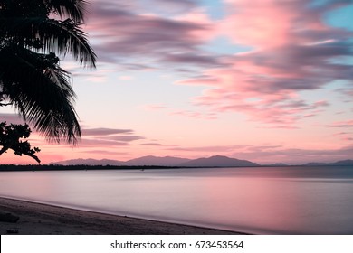 Pink Beach Sunset High Res Stock Images Shutterstock