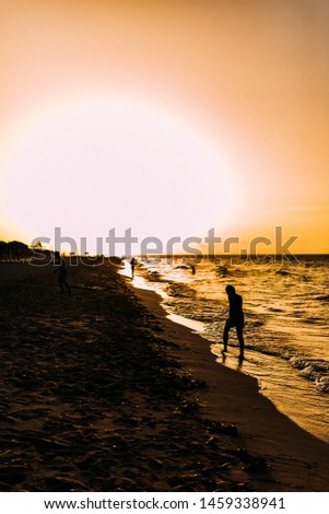 Beach Sunset in Veradero, Cuba 
