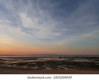 Vista al atardecer la