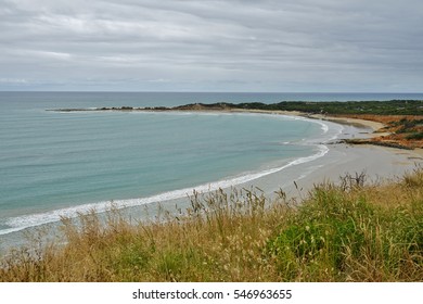 A Beach In The Surf Coast Shire Near Anglesea On The Great Ocean Road In Victoria, Australia