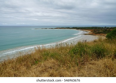 A Beach In The Surf Coast Shire Near Anglesea On The Great Ocean Road In Victoria, Australia