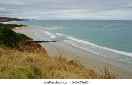 A Beach In The Surf Coast Shire Near Anglesea On The Great Ocean Road In Victoria, Australia