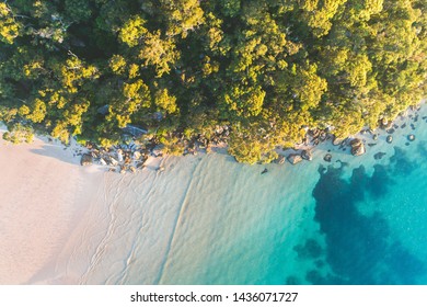 Beach Surfer Aerial Sunset Australia