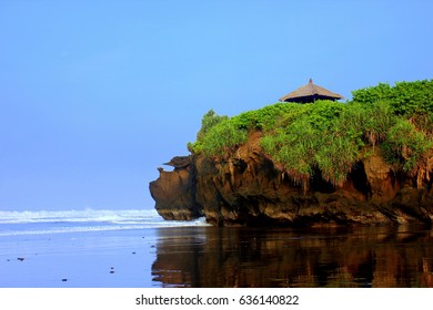 A Beach At Tabanan, Bali, Indonesia. 