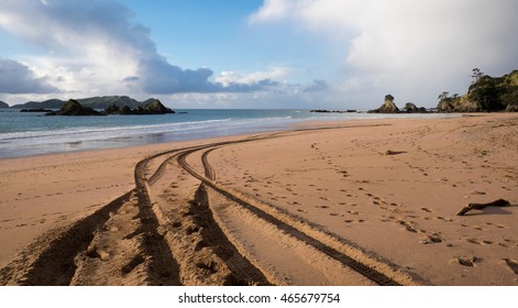 Beach At Tauranga Bay In Northland, Far North District Of New Zealand, NZ